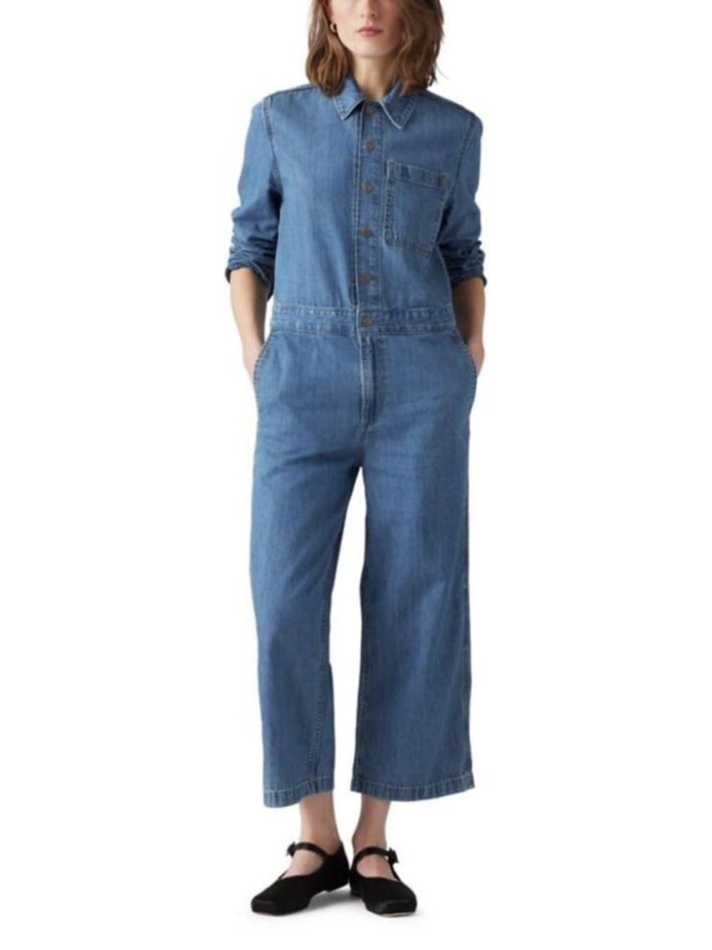 Levi's -  Women's Long Sleeve Heritage Jumpsuit Playdate
